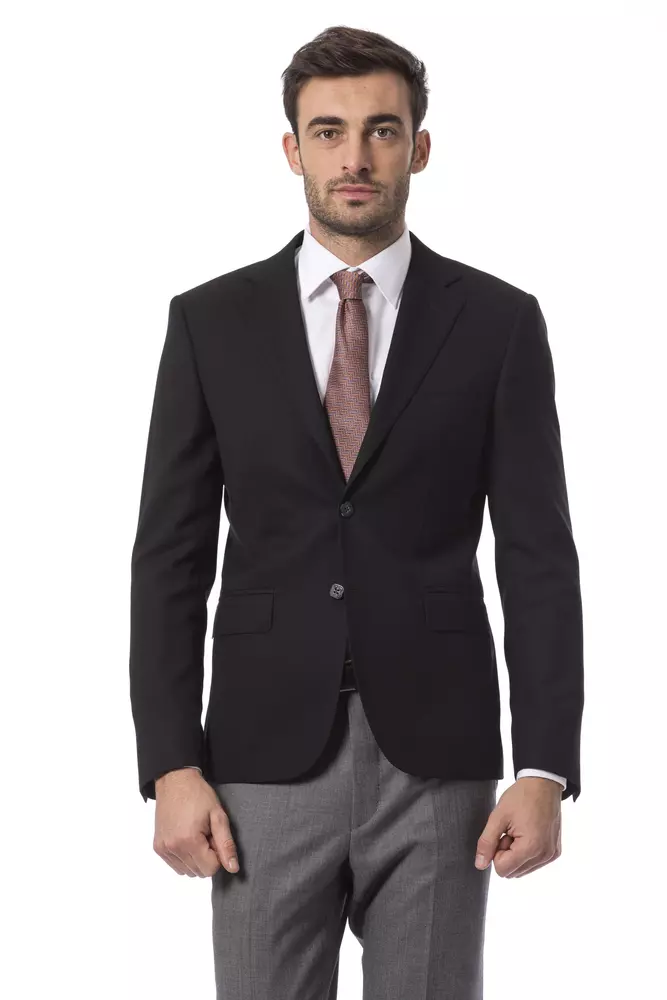 Black Wool Blazer