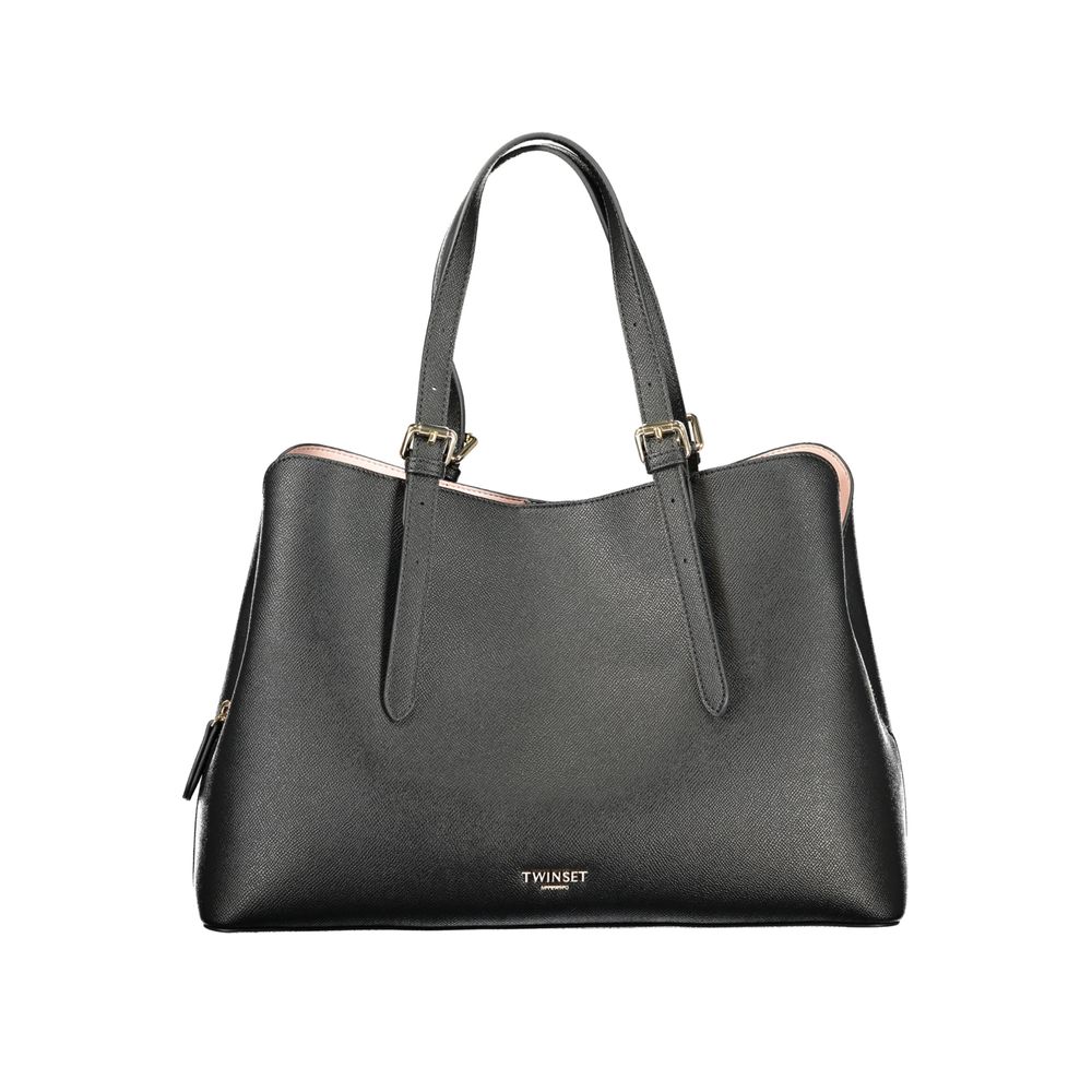 Nero Polyurethane Women Tote