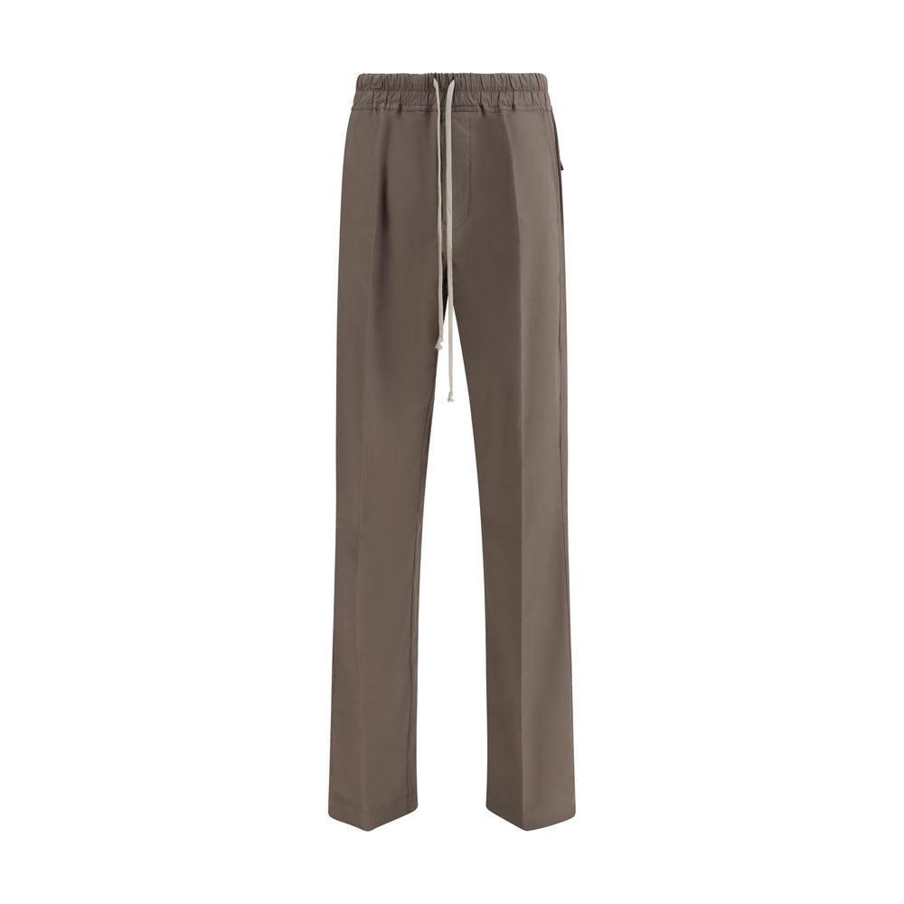 Brown Viscose Casual Pants