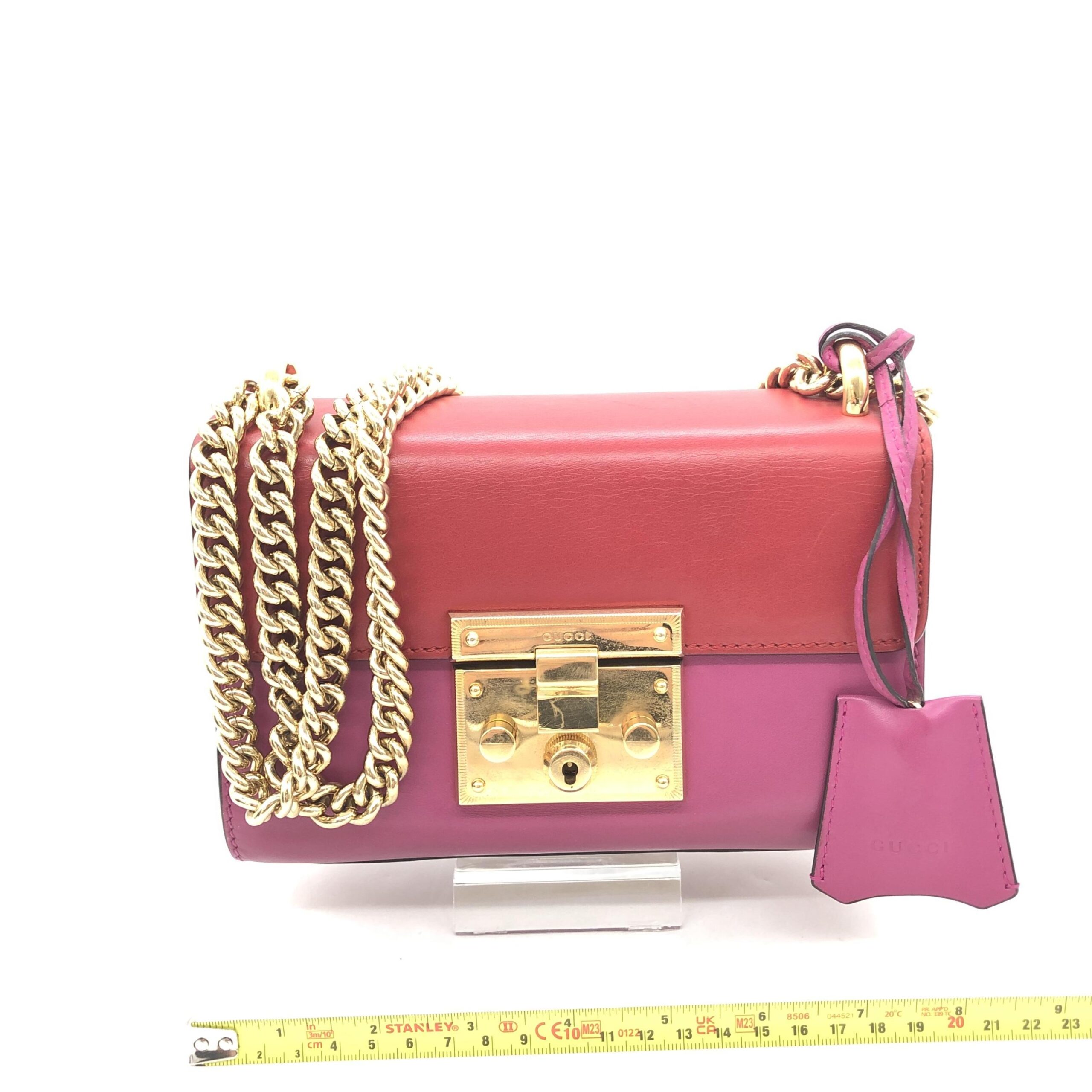 Padlock Crossbody Shoulder Bag In Pink