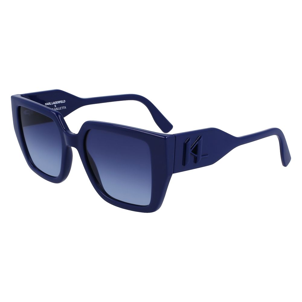 Blue Injected Sunglasses