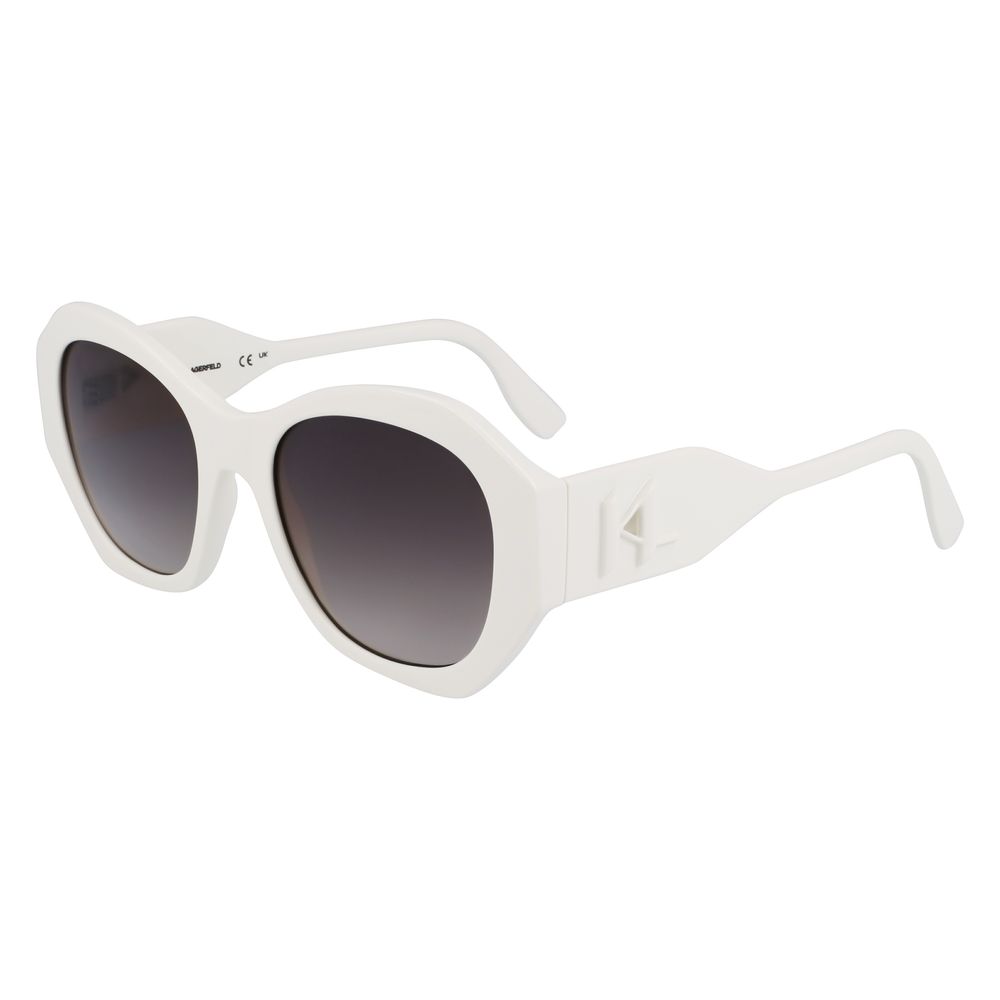 White Injected Sunglasses