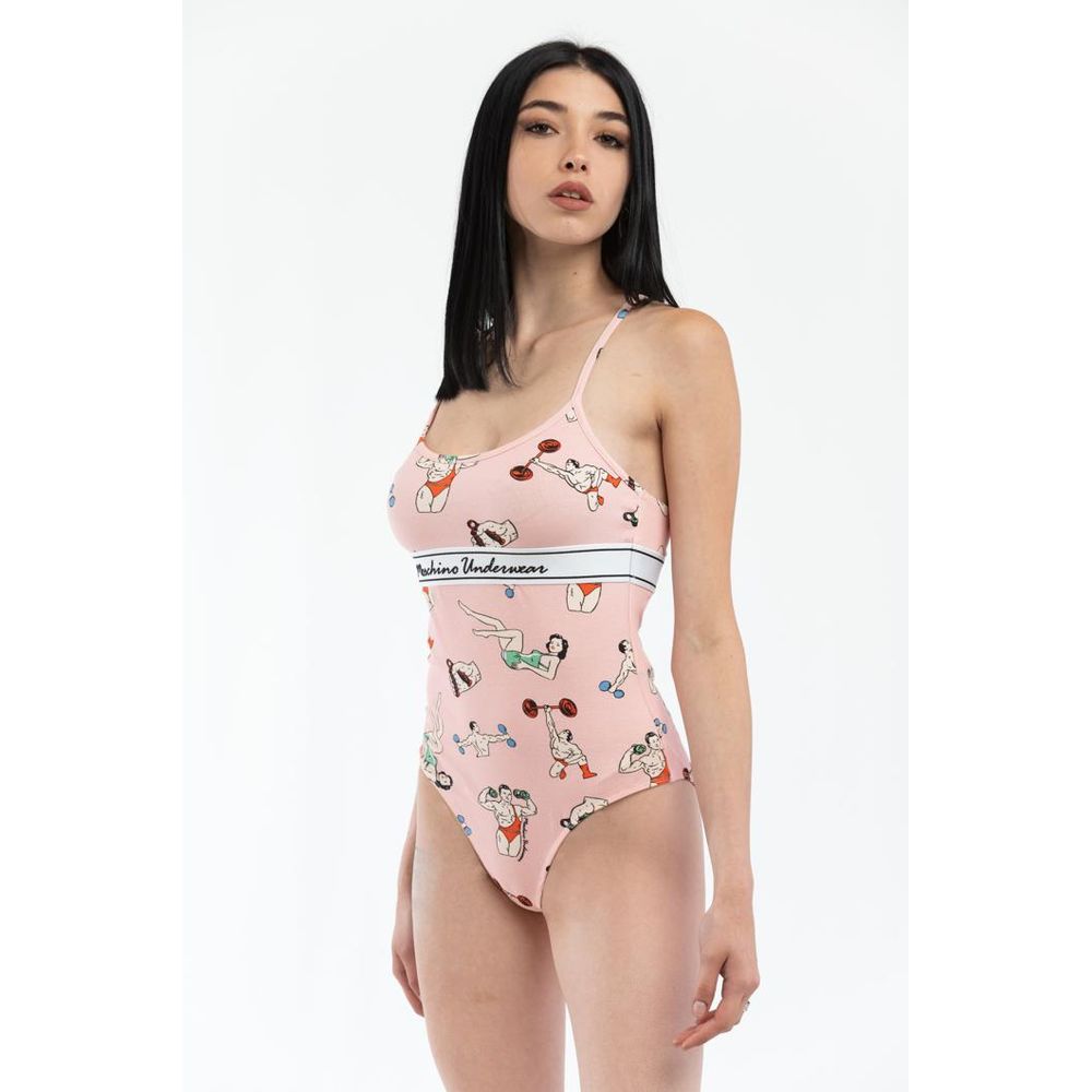 Pink Cotton Bodysuit