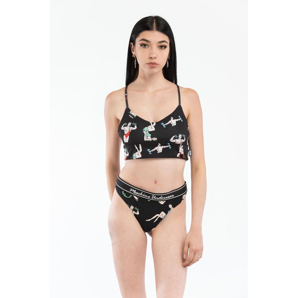 Black Polyester Tank Tops