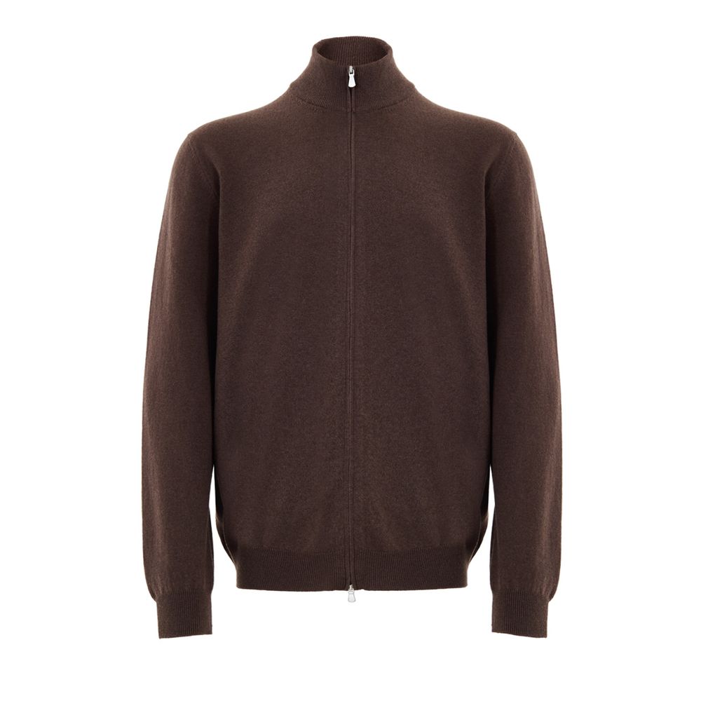 Brown Wool Cardigan