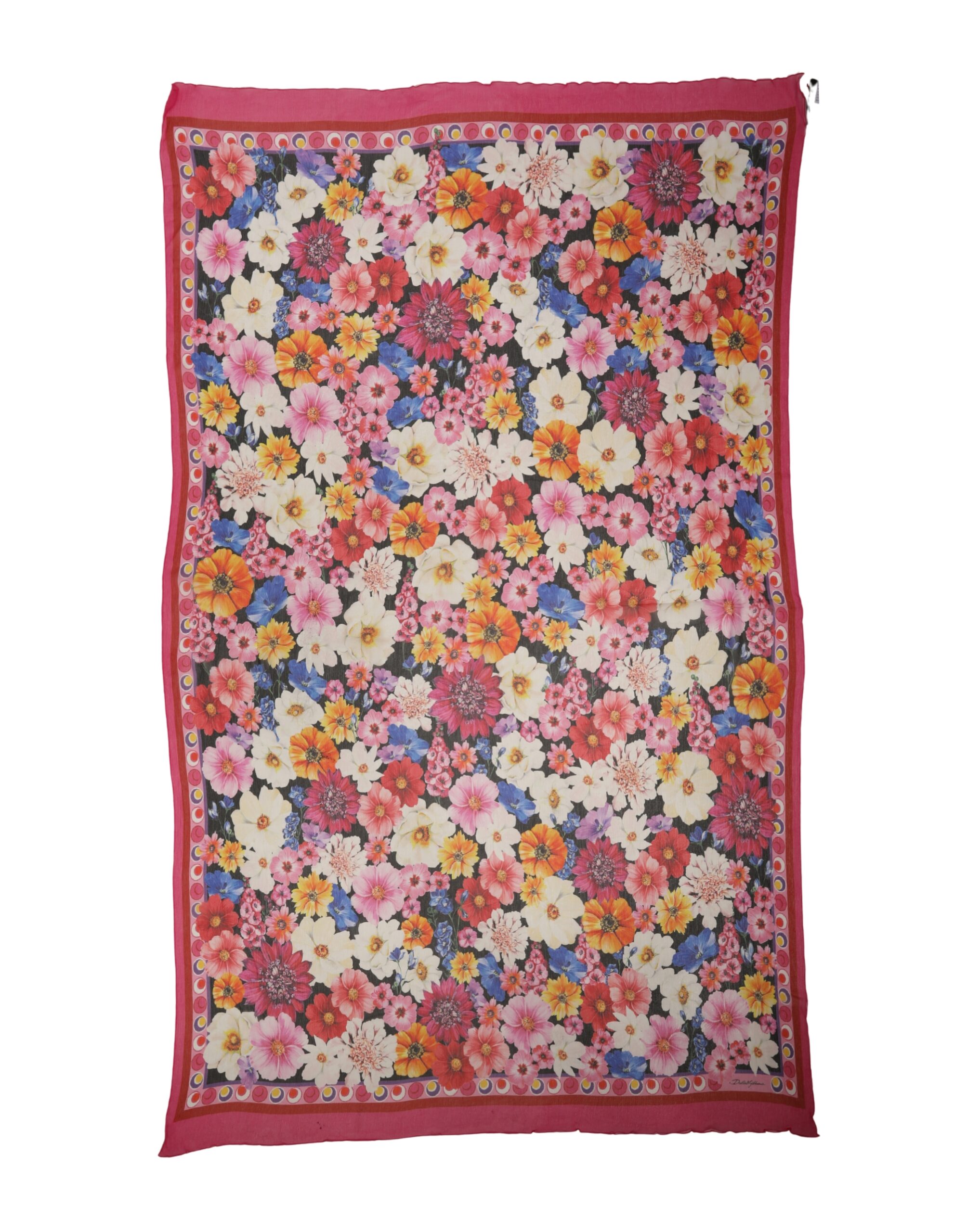 Multicolor Floral Print Shawl Stole 200cm x 120cm  Scarf