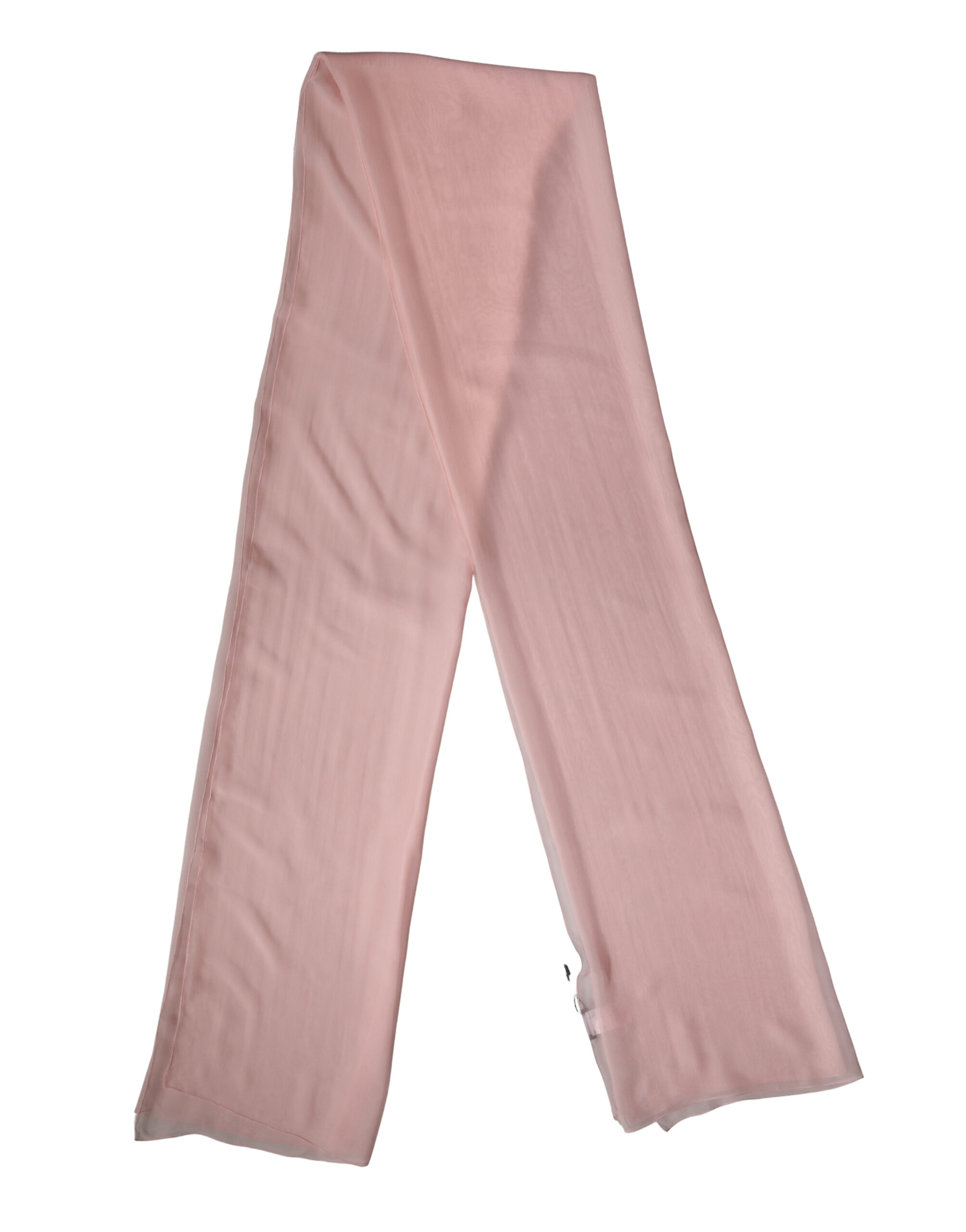 Light Pink Silk Neck Wrap Shawl Stole 272cm x 120cm Scarf