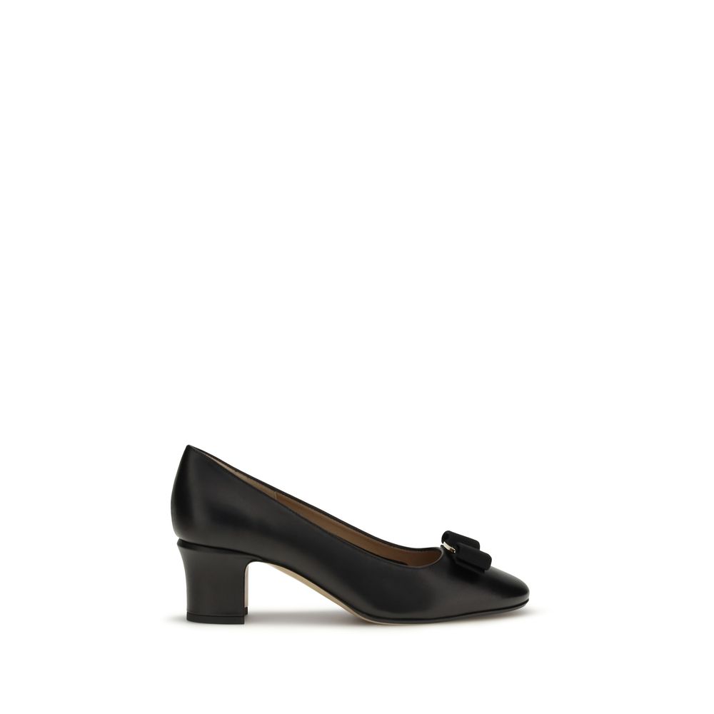 Black Calf Leather Bos Taurus Pumps