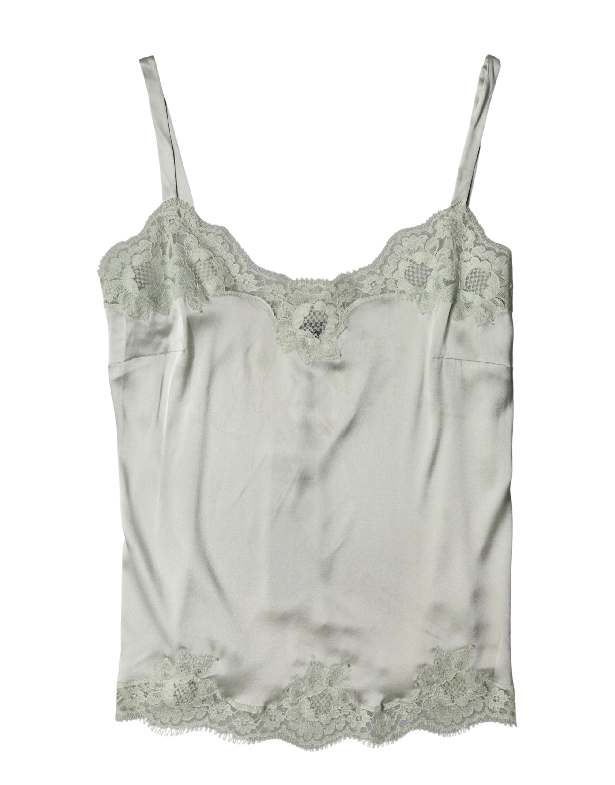 Light Green Floral Lace Lingerie Top Underwear