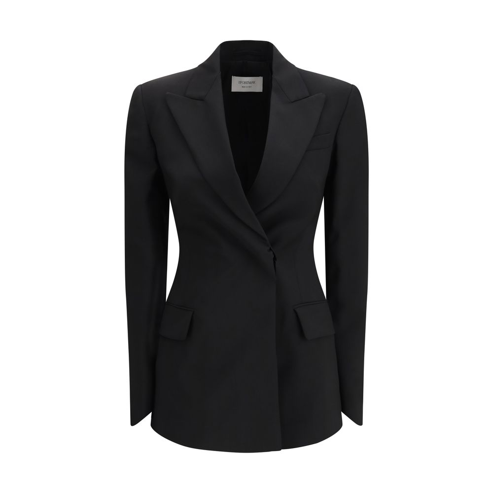 Black Fleece Wool Blazer