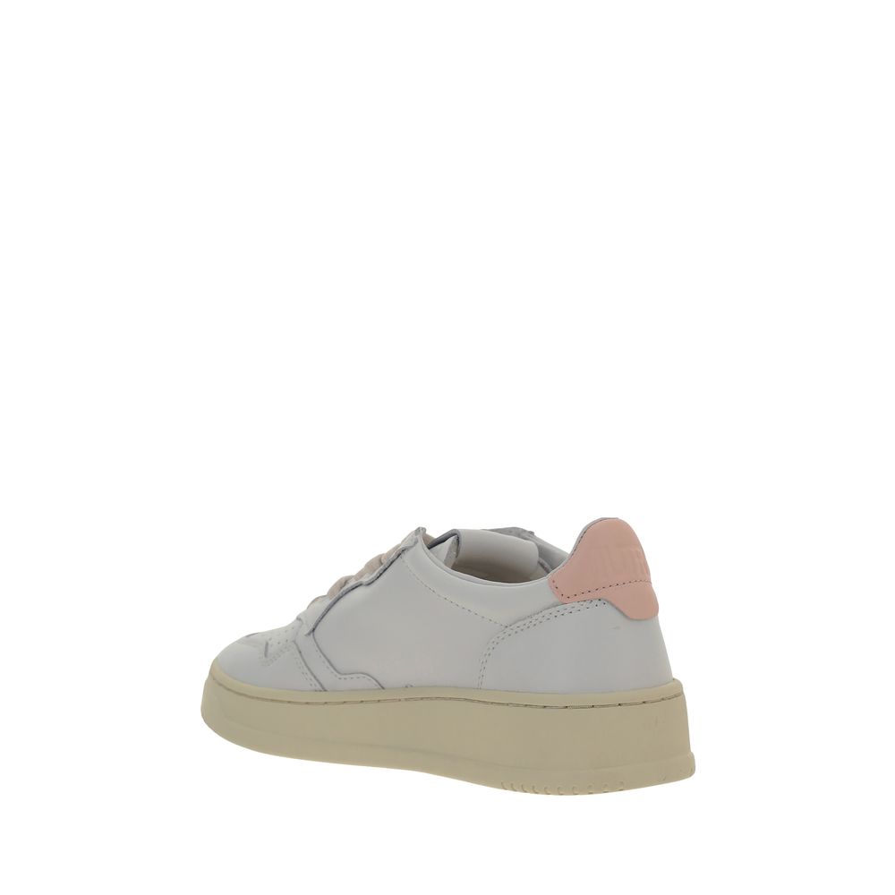 White Calf Leather Bos Taurus Low Top Sneakers - Thumbnail 3
