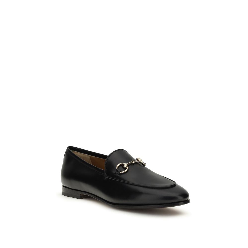 Black Calf Leather Bos Taurus Slip-On Loafers - Thumbnail 2