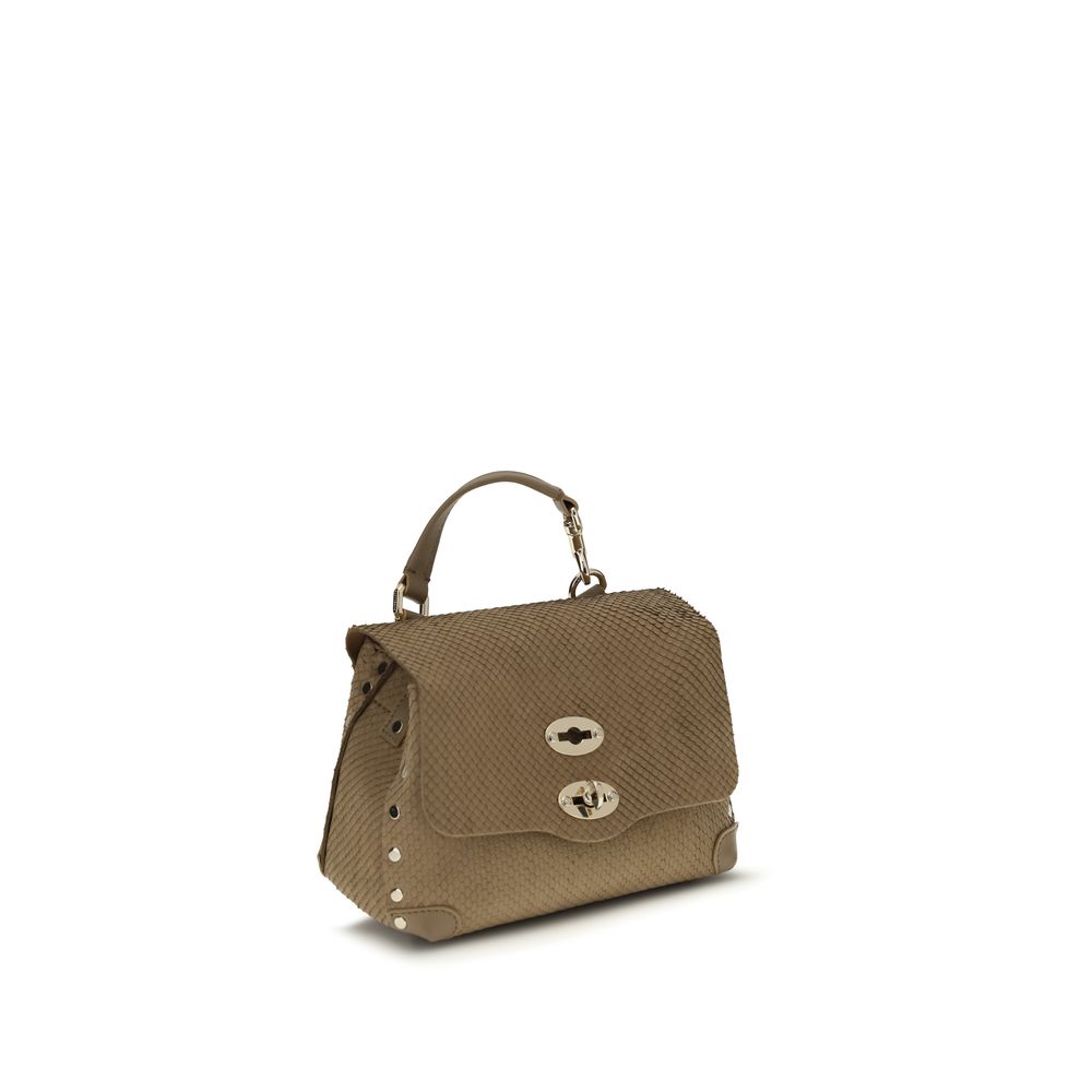 Beige Calf Leather Bos Taurus Handbag - Thumbnail 2