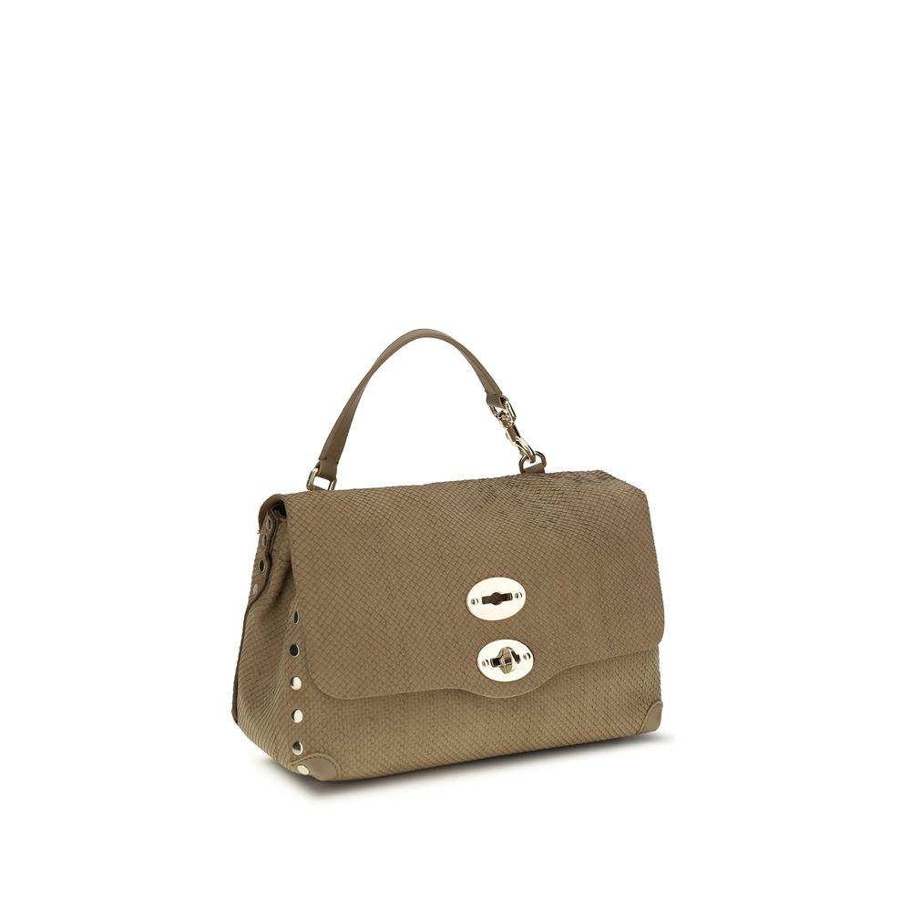 Beige Calf Leather Bos Taurus Handbag - Thumbnail 2