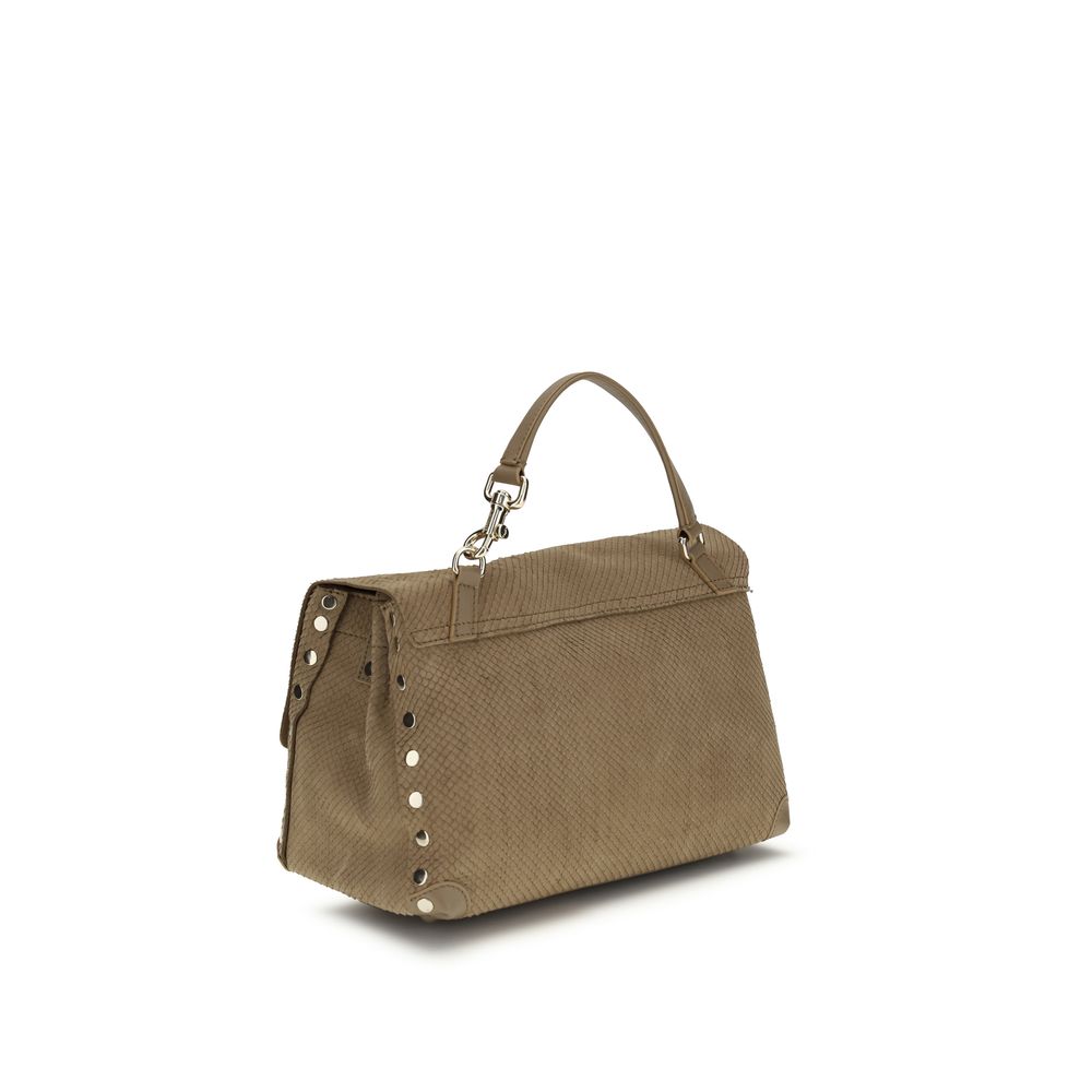 Beige Calf Leather Bos Taurus Handbag - Thumbnail 3