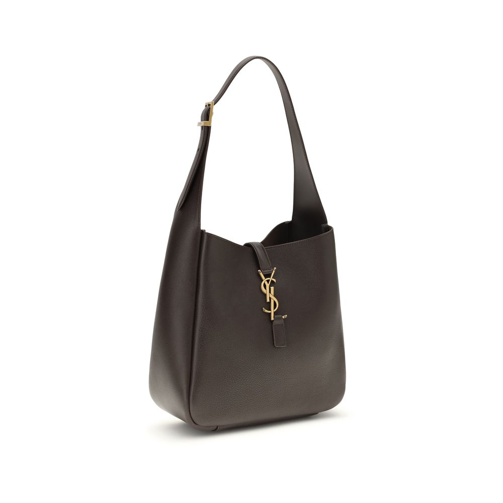 Gray Calf Leather Bos Taurus Shoulder Bag - Thumbnail 2