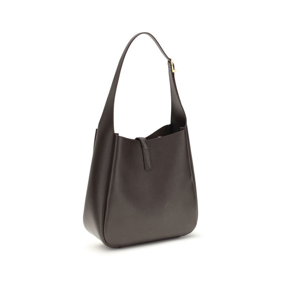 Gray Calf Leather Bos Taurus Shoulder Bag - Thumbnail 3