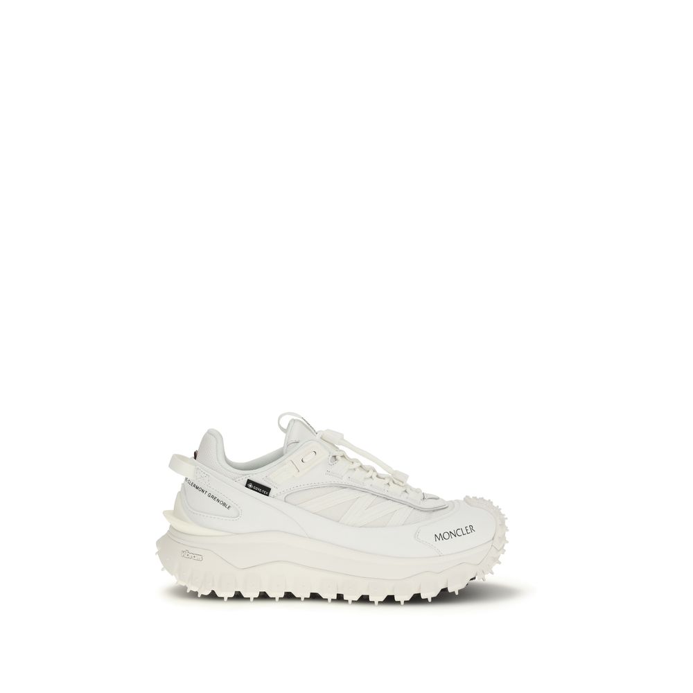 White Polyamide Athletic Sneakers