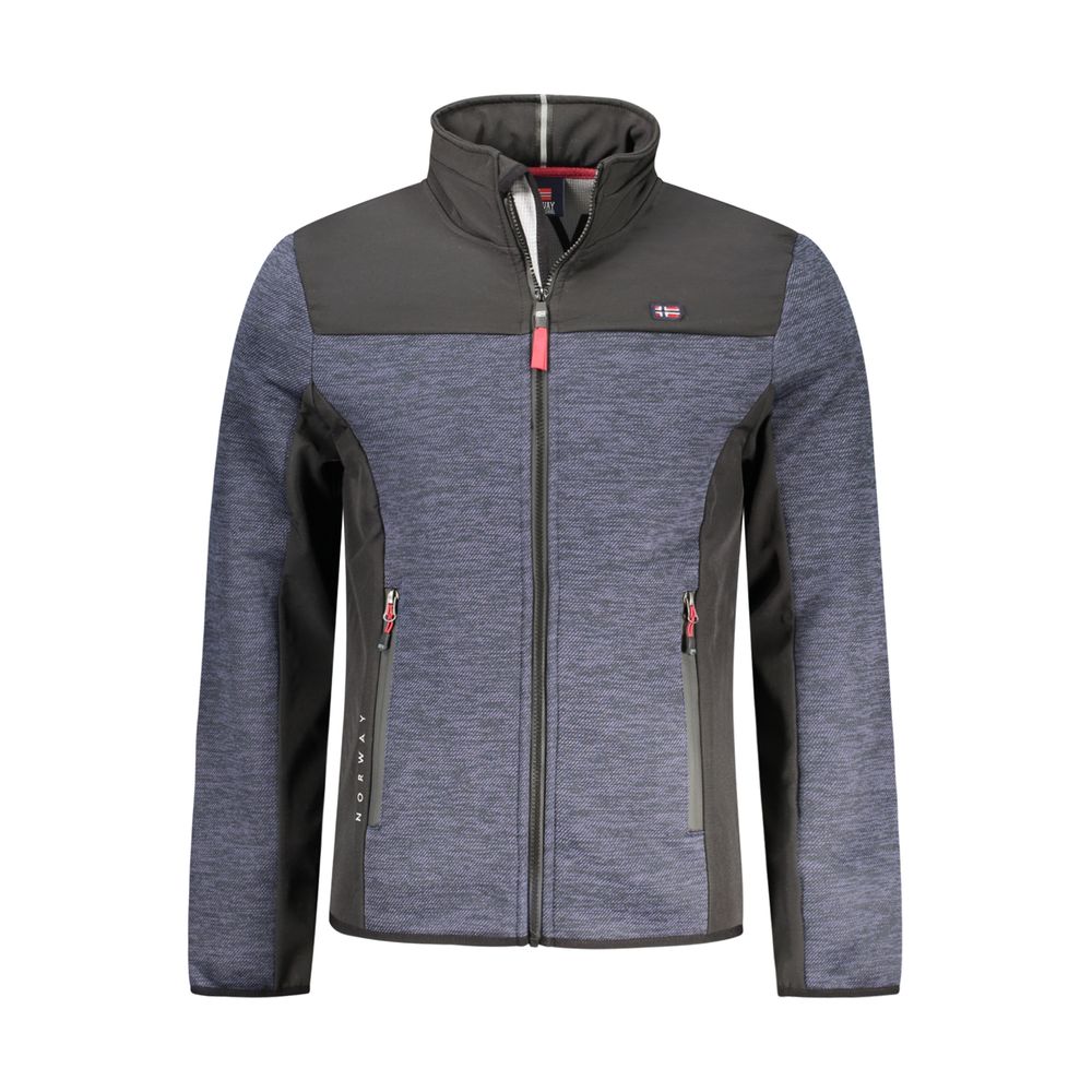 Blu Poliestere Uomo Giacca