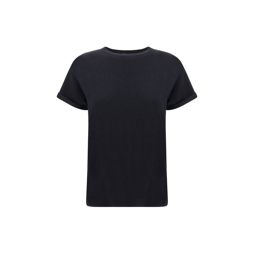 Black Nylon T-Shirt