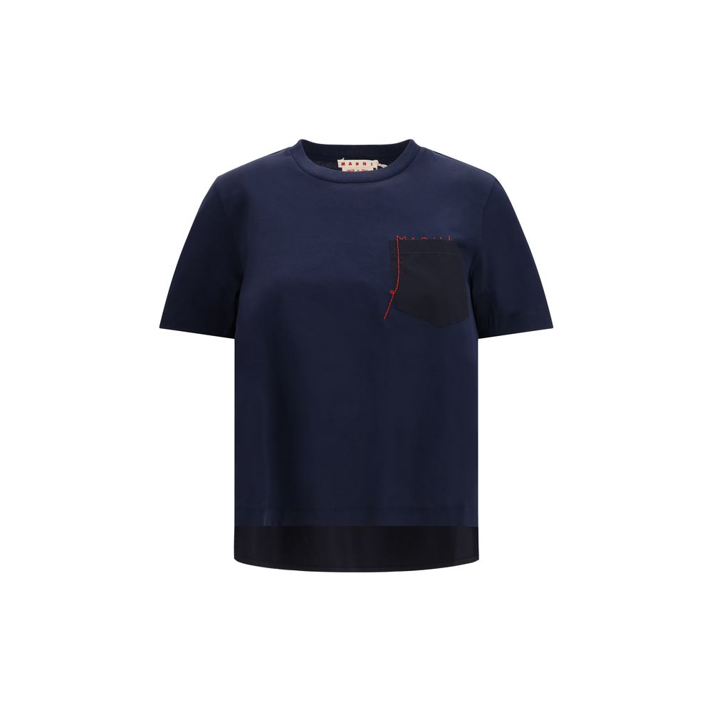 Blue Cotton T-Shirt