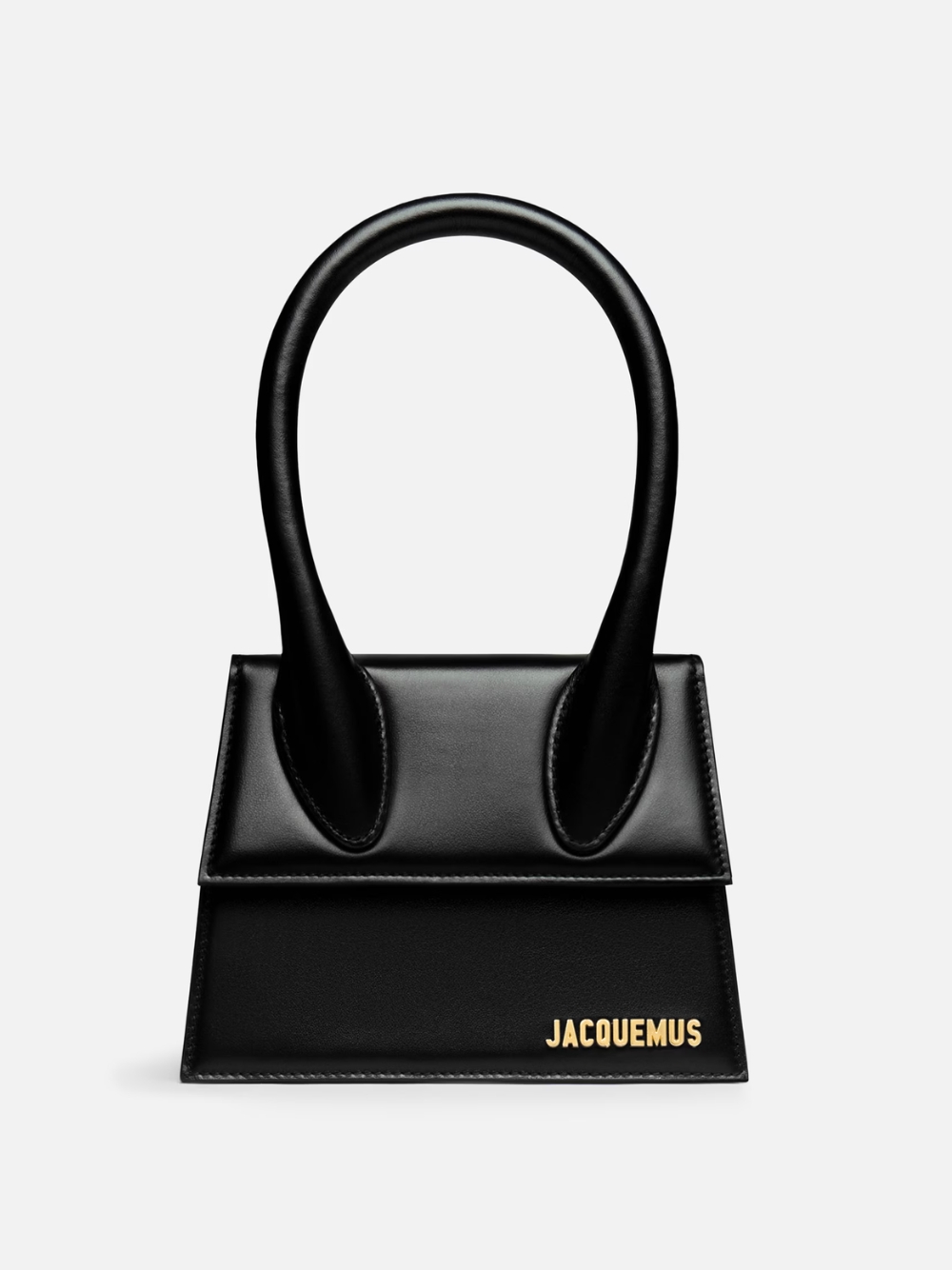 Black leather Le Chiquito moyen bag