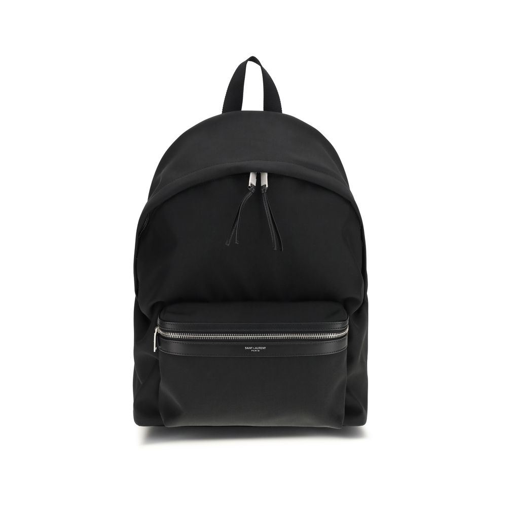 Black Fabric Backpack