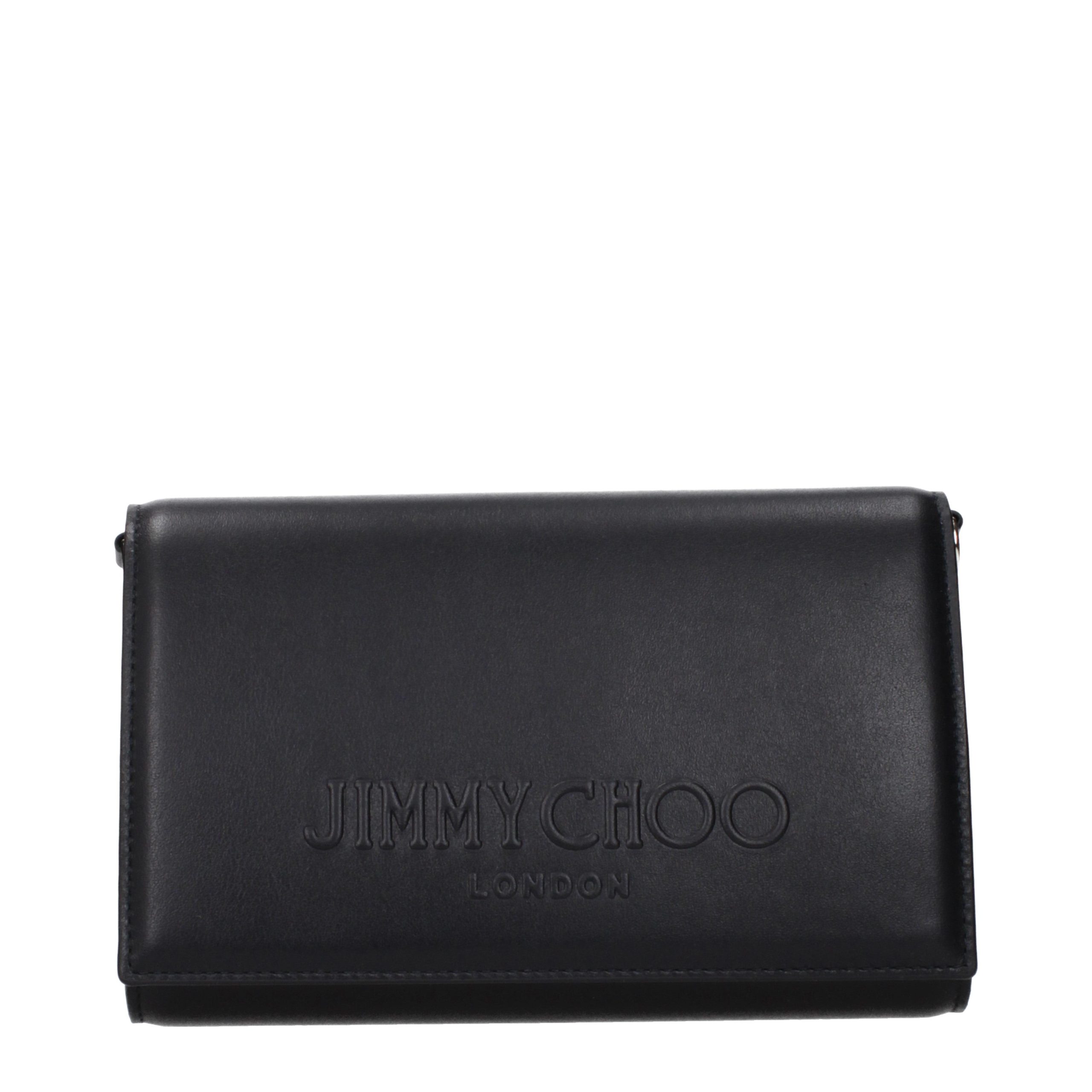 Black Leather Clutch Bag