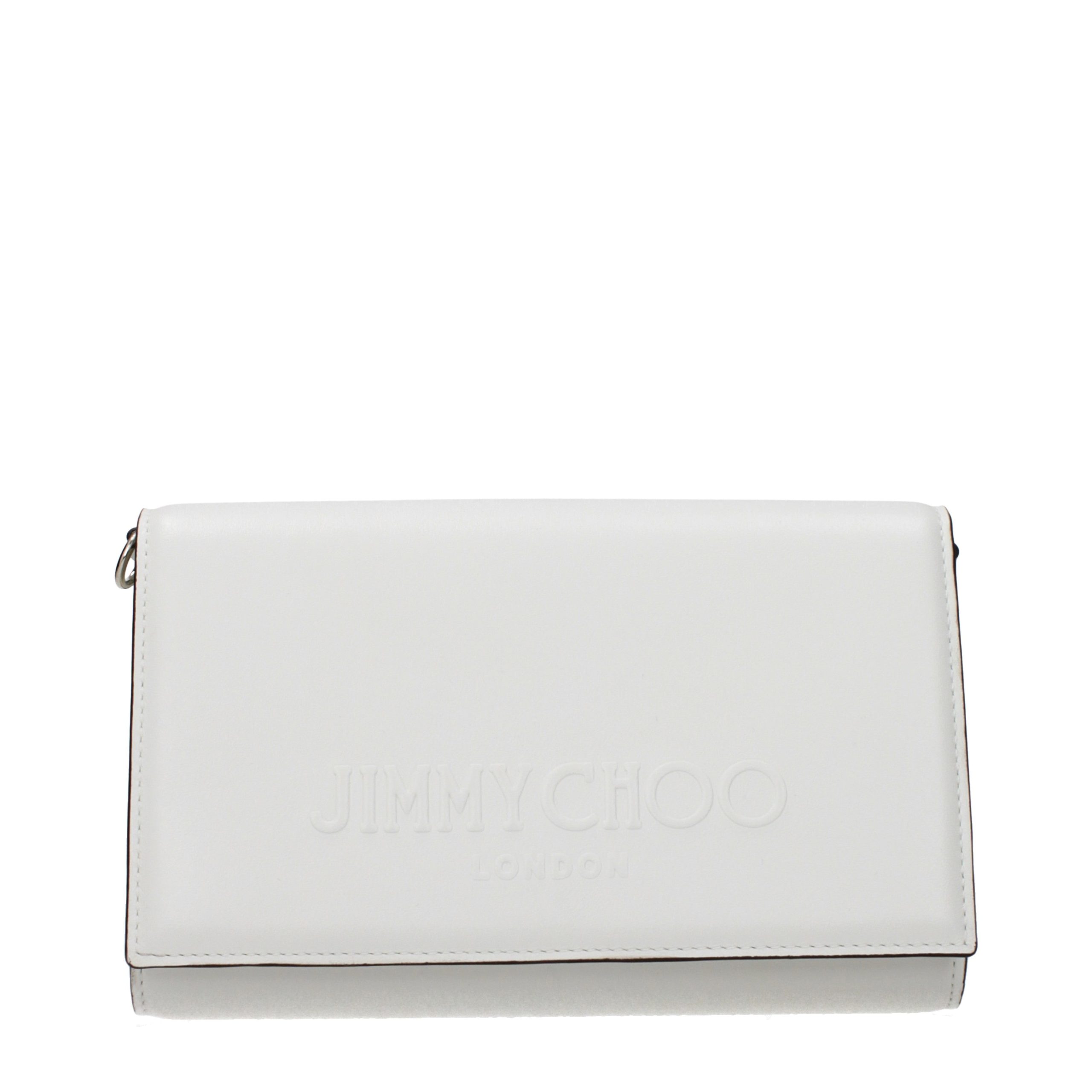 White Leather Clutch Bag