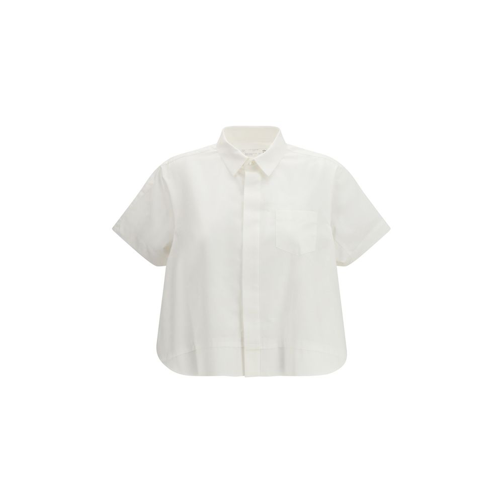 White Cotton Shortsleeve Shirt