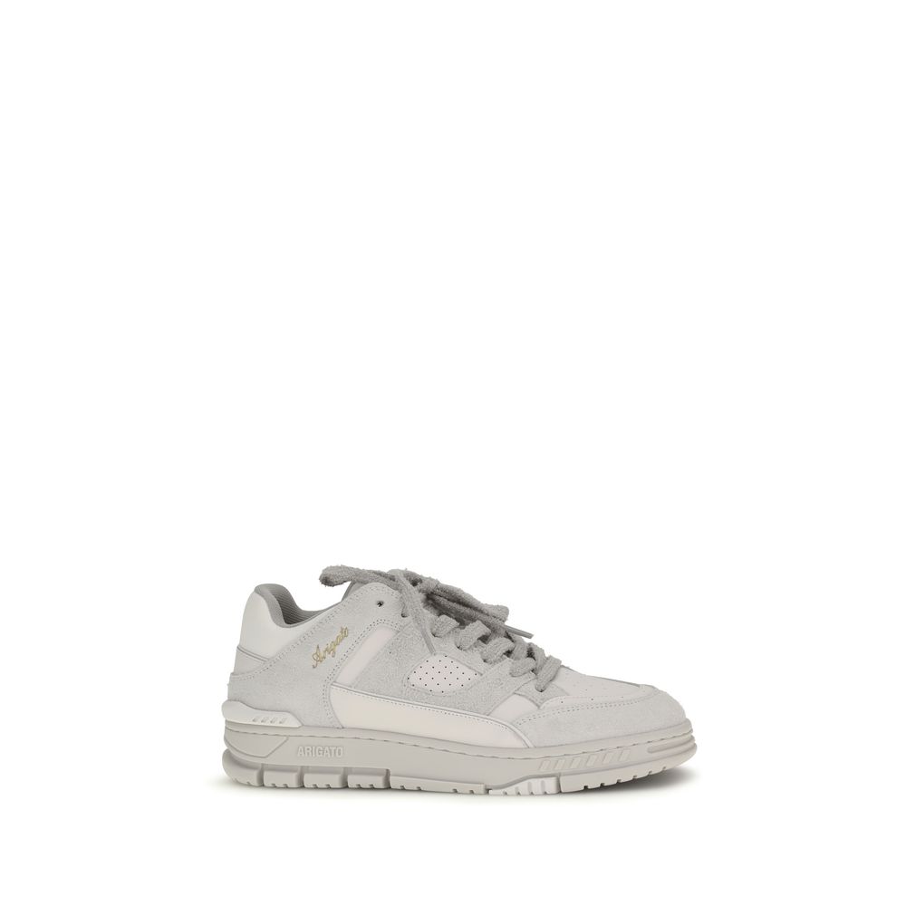 White Calf Leather Bos Taurus Athletic Sneakers