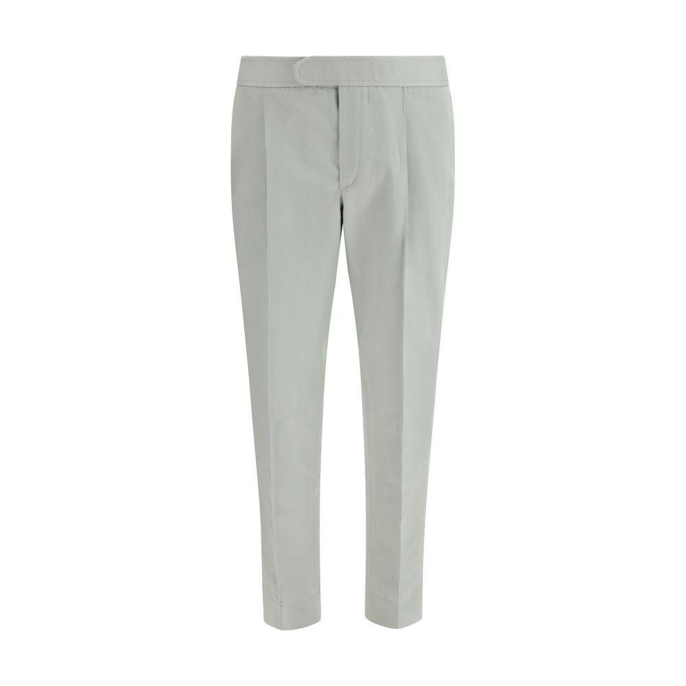 White Linen Casual Pants