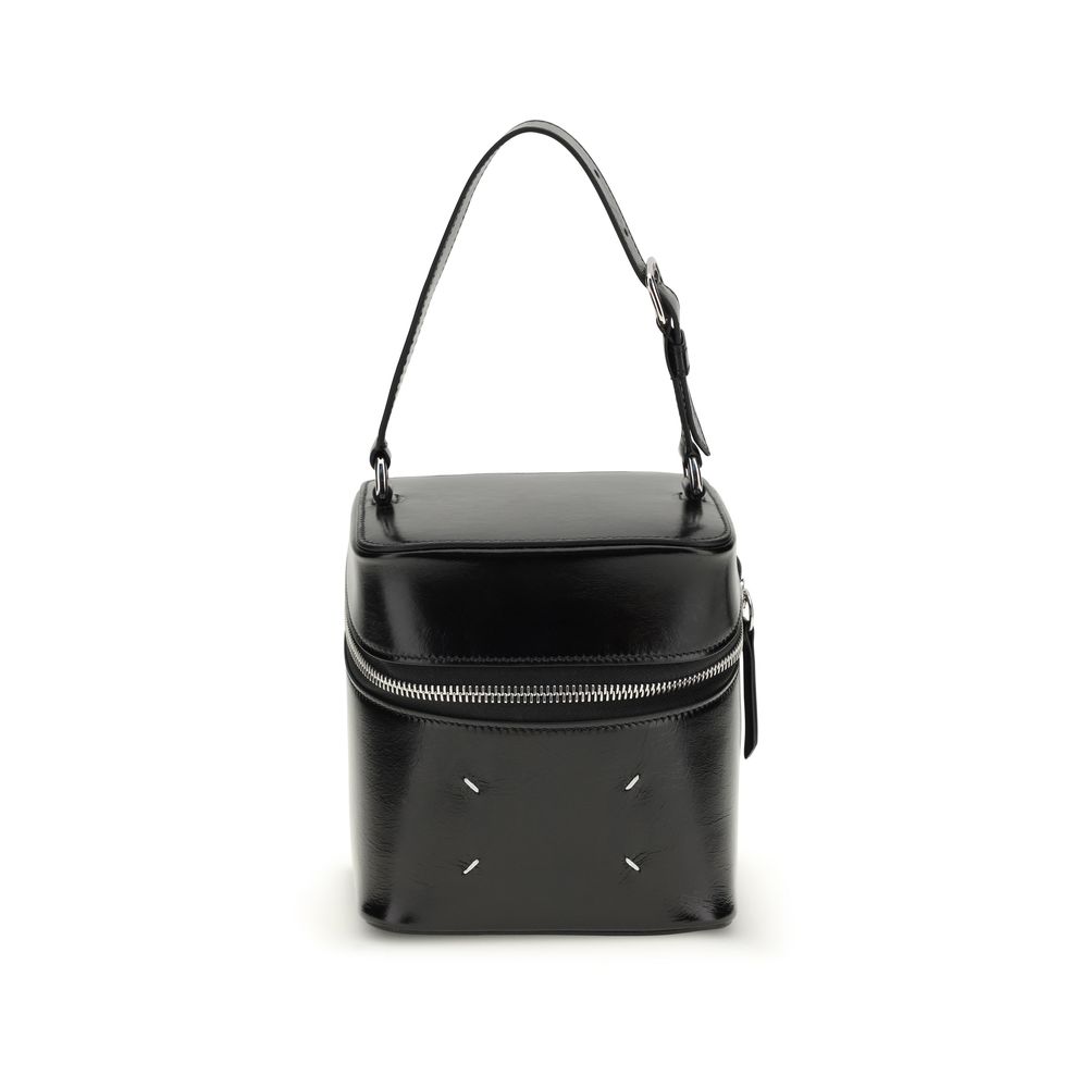 Black Calf Leather Bos Taurus Backet Bag