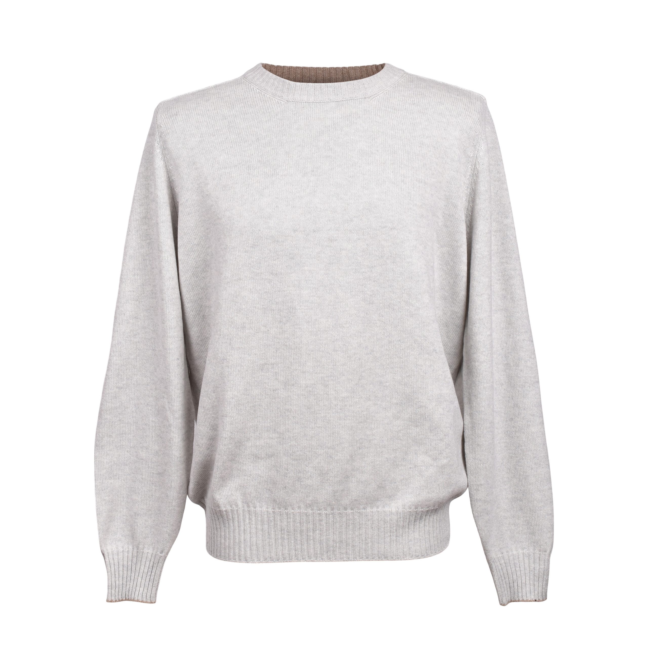 Bicolor Cashmere Sweater