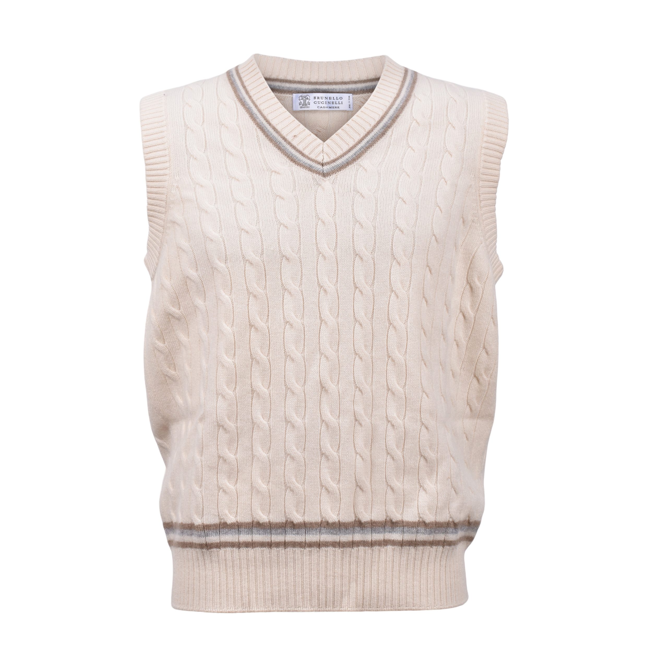Beige Cashmere Sweater