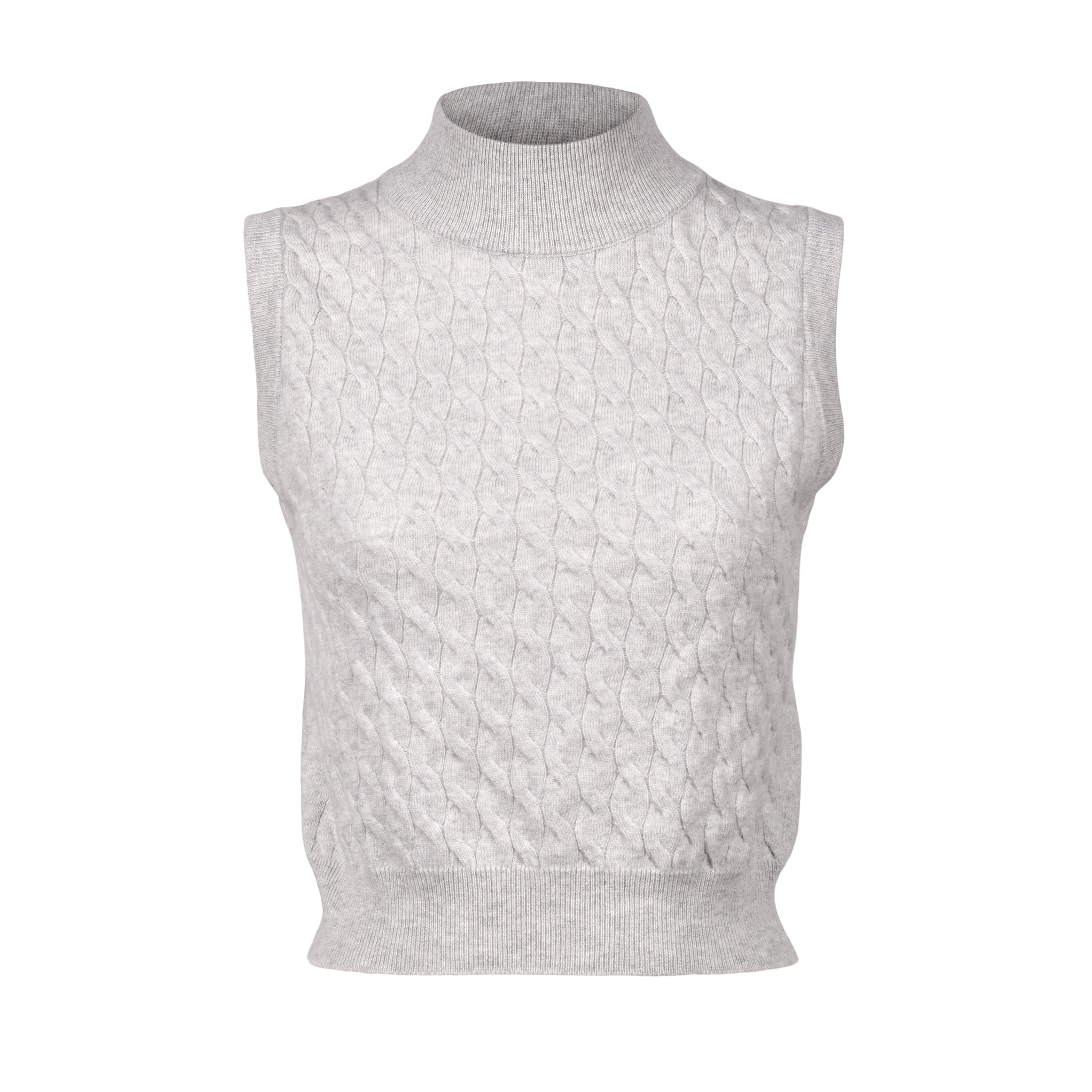 Gray Cashmere Sweater