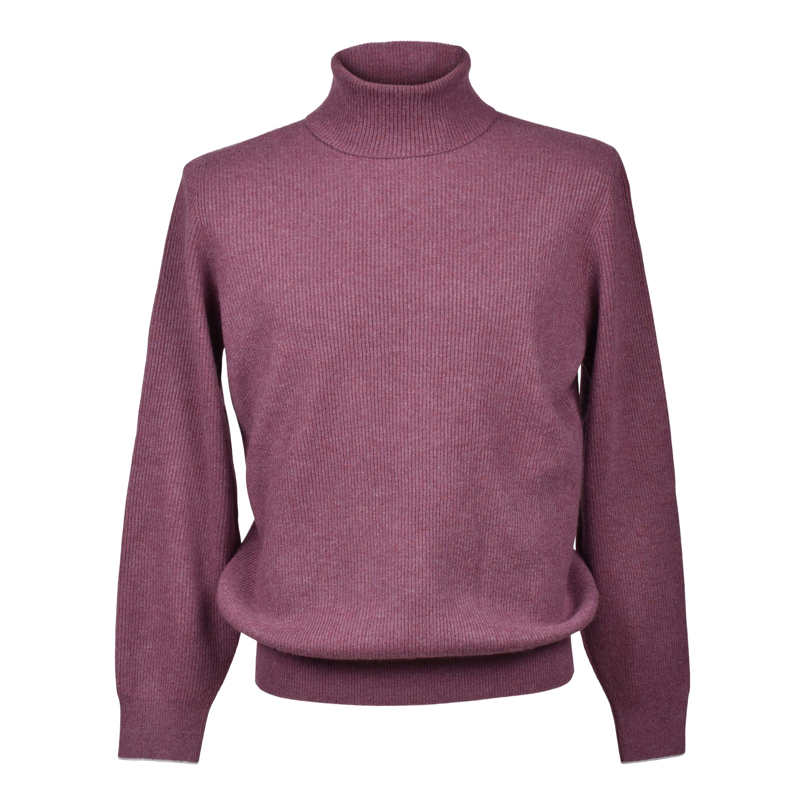 Purple Cashmere Turtleneck