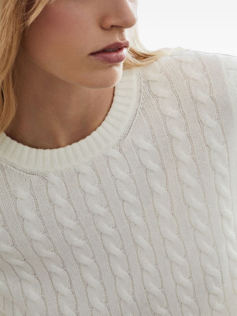 Beige Cashmere Sweater