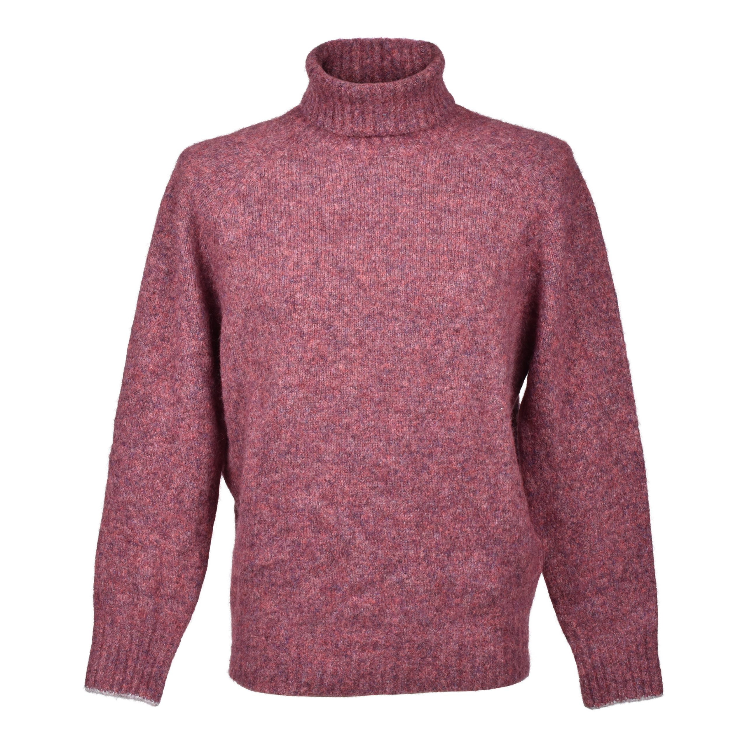 Burgundy Polyamide Turtleneck