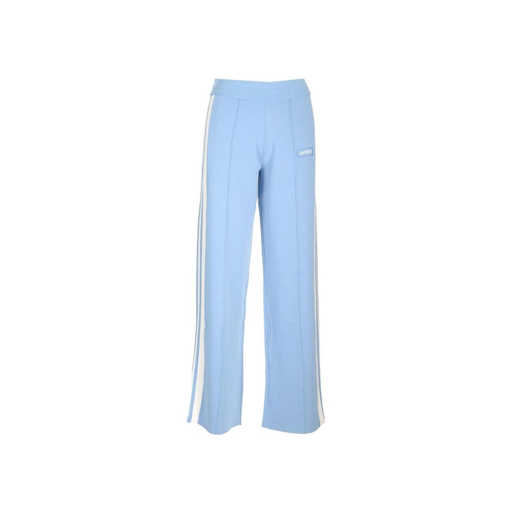 Blue Nylon Joggers (Workout Pants)