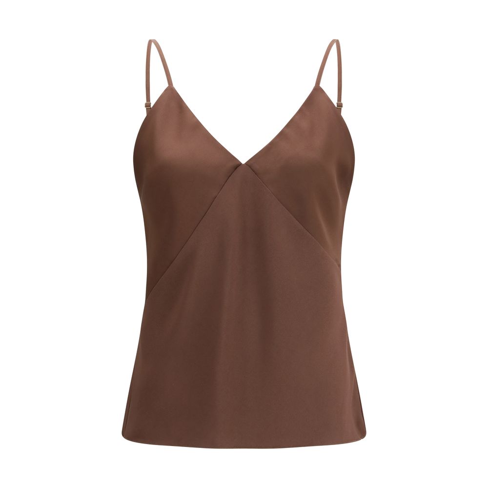 Brown Acetate Top Sleepwear