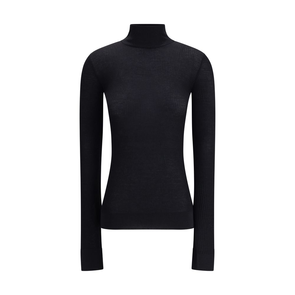 Black Wool Turtleneck