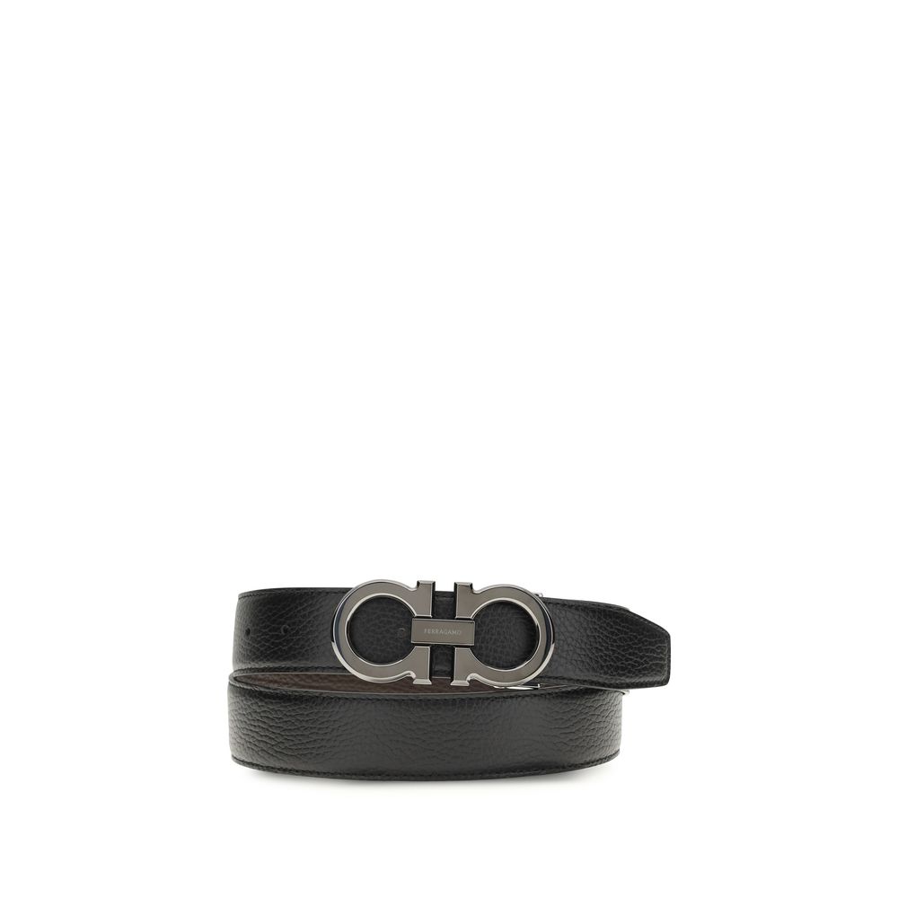 Black Leather Regular Belt