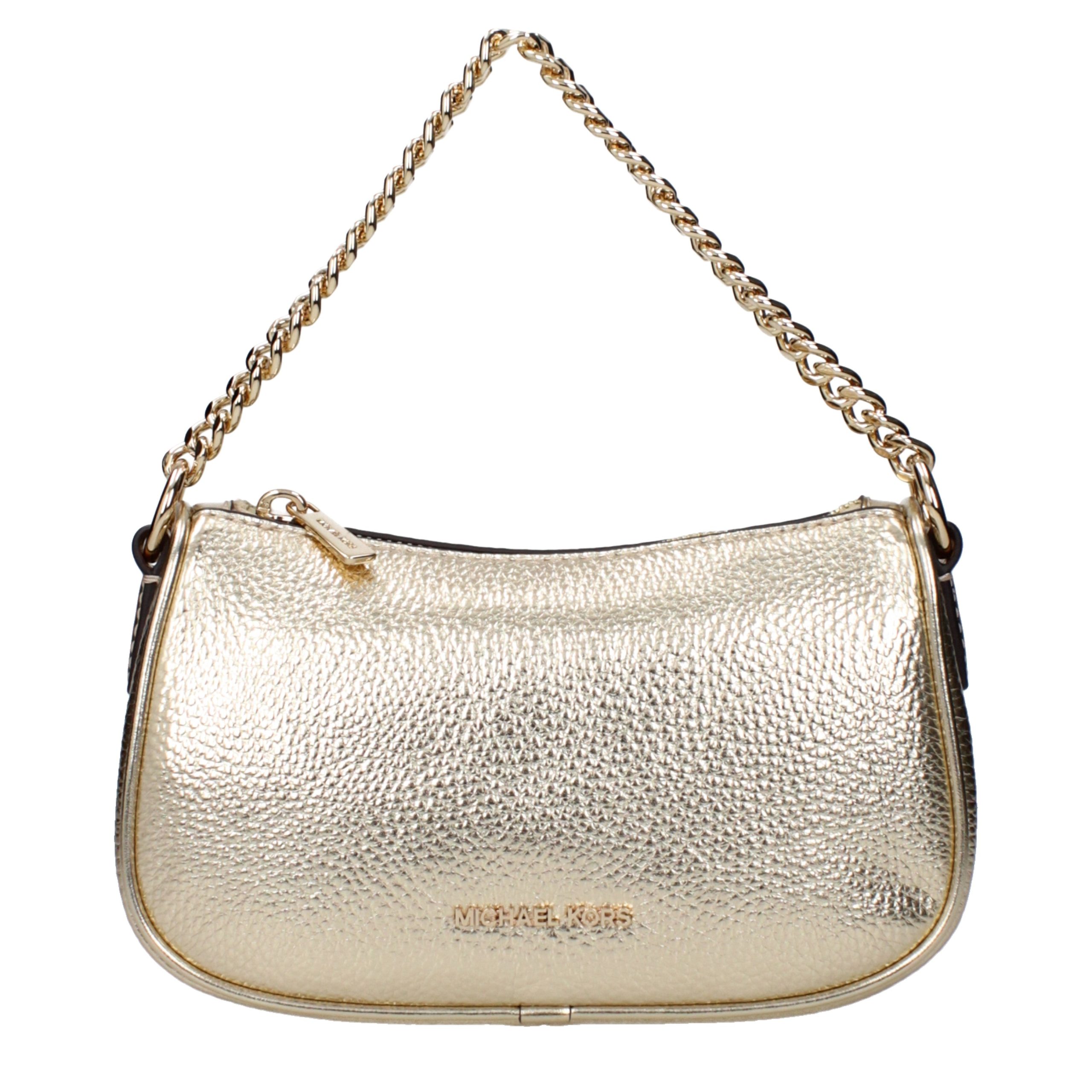 Gold Leather Handbag