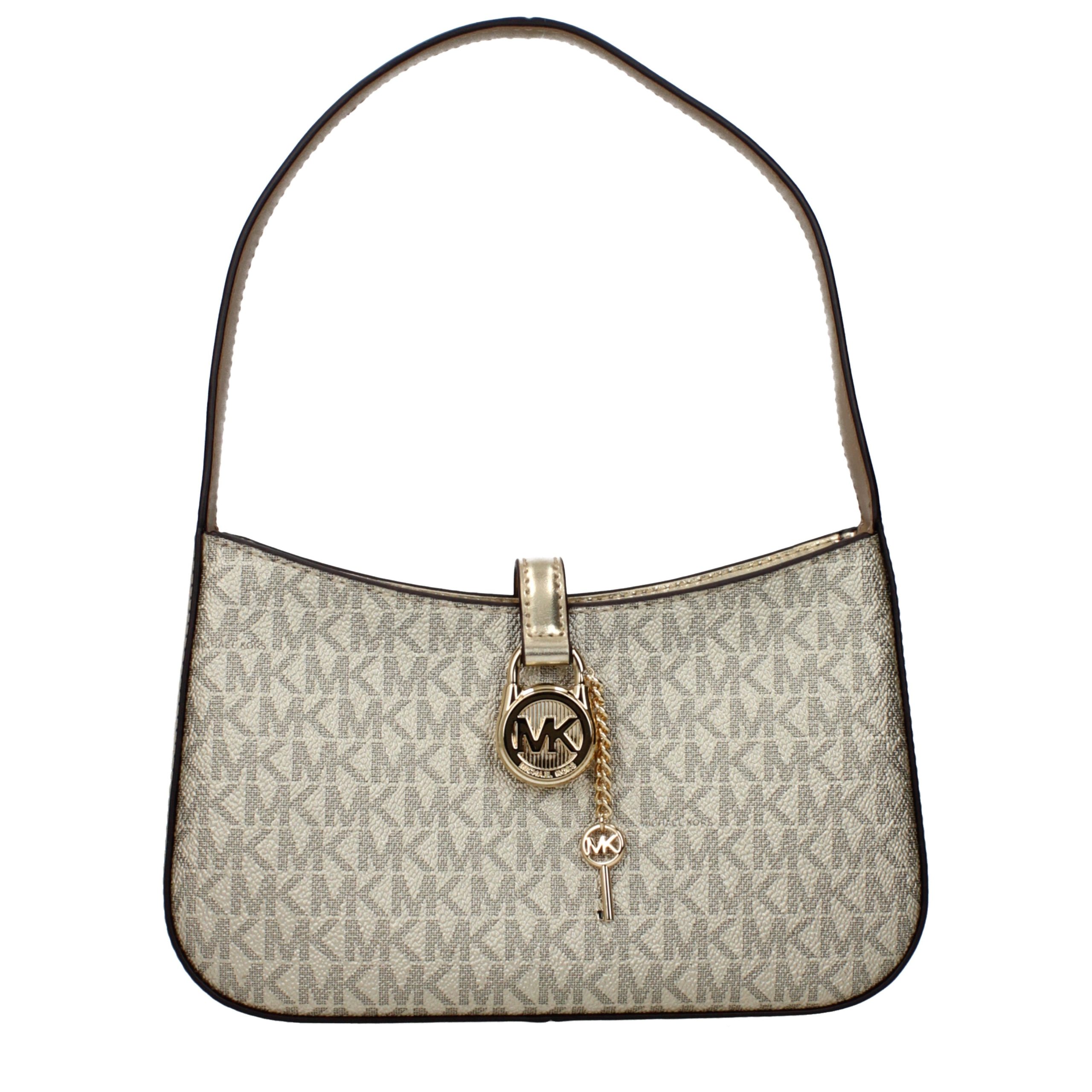 Gold Fabric Handbag