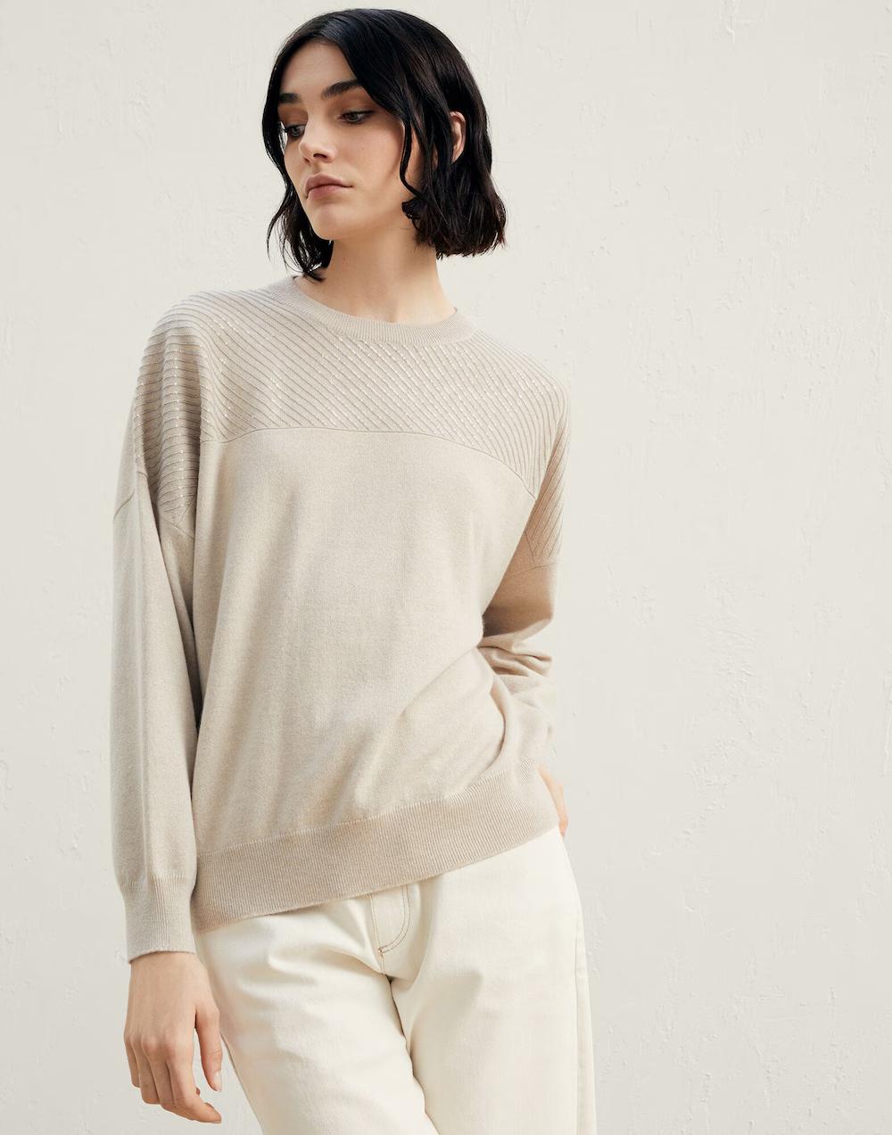 Natural Cashmere Sweater