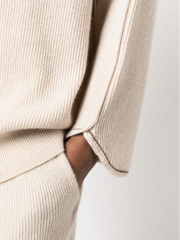 Beige Cashmere Sweater