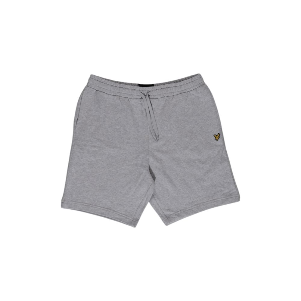 Gray Cotton Bermuda Shorts