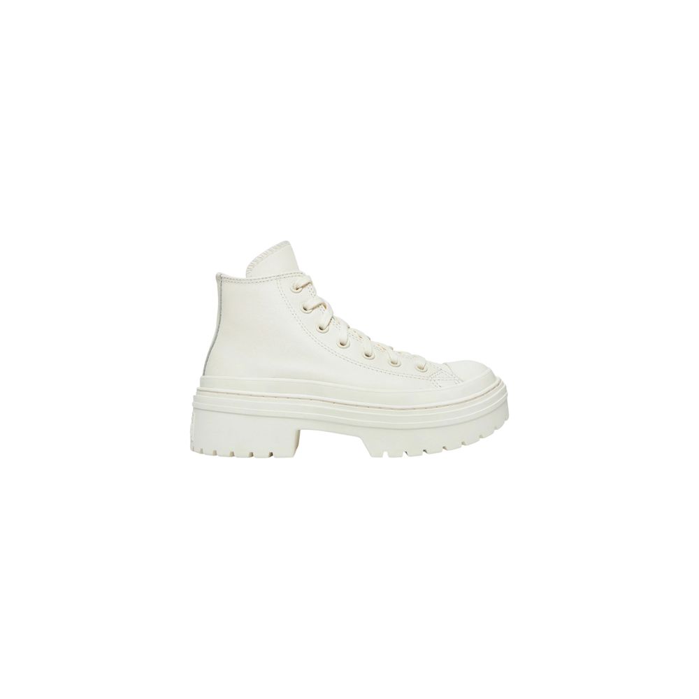 White Recycled Leather High Heel Pumps