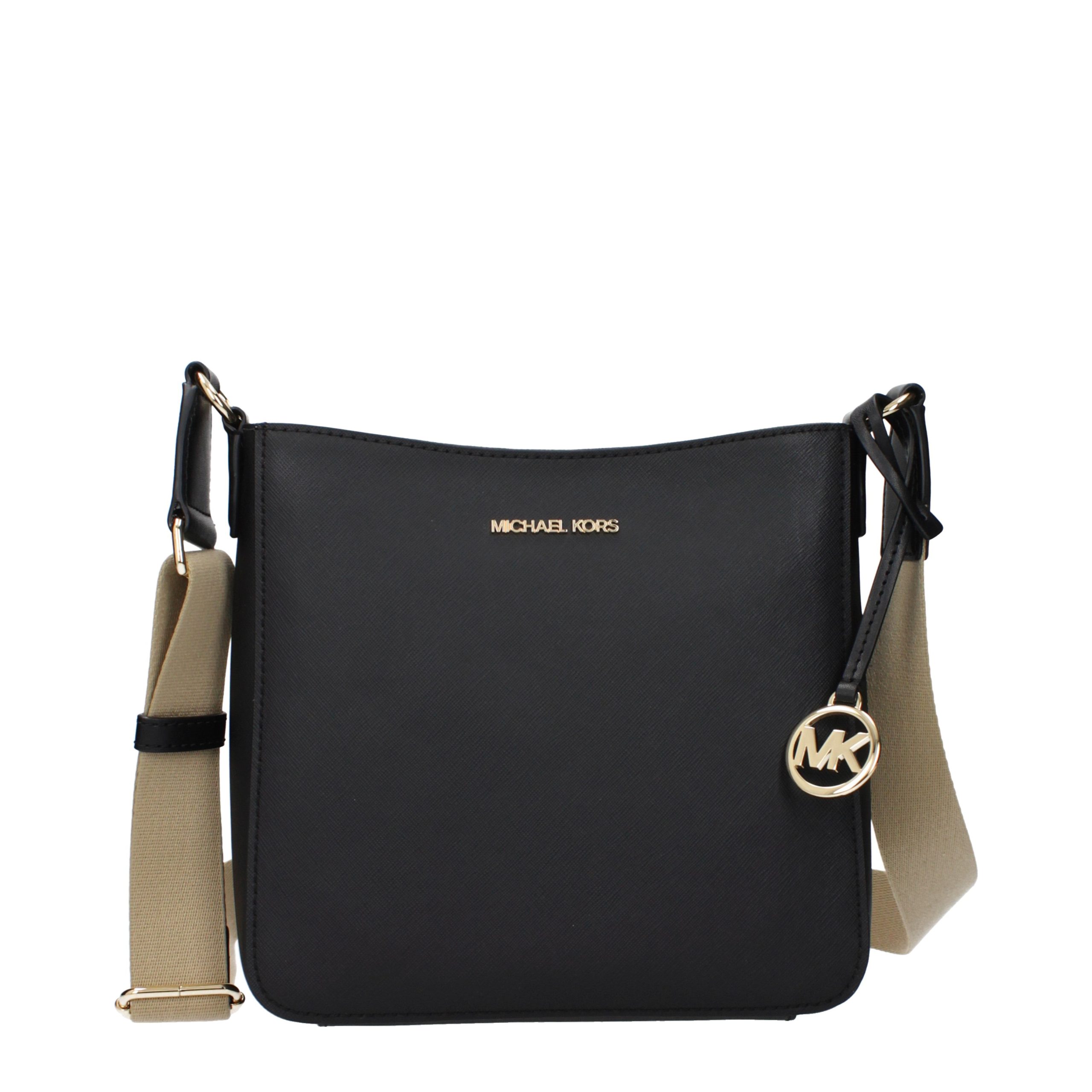 Black Leather Crossbody Bag